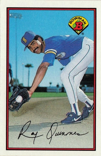 #213 Rey Quinones - Seattle Mariners - 1989 Bowman Baseball