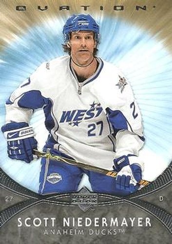 #213 Scott Niedermayer - Scott Niedermayer - 2007-08 Upper Deck Ovation Hockey