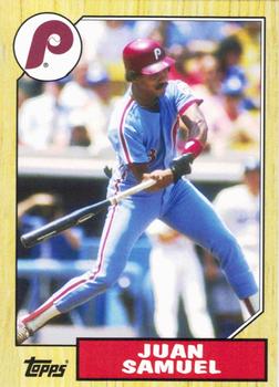 #213 Juan Samuel - Philadelphia Phillies - 2013 Topps Archives Baseball