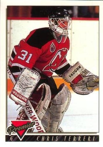 #213 Chris Terreri - New Jersey Devils - 1993-94 O-Pee-Chee Premier Hockey