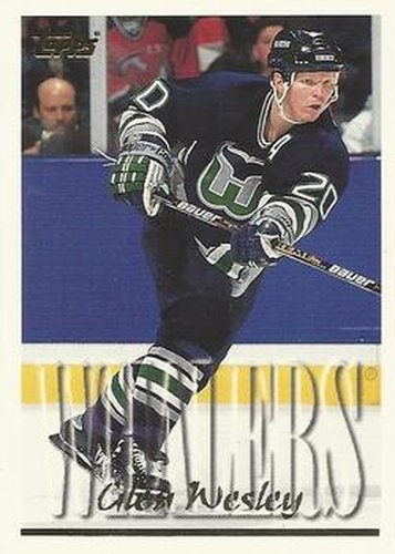 #213 Glen Wesley - Hartford Whalers - 1995-96 Topps Hockey