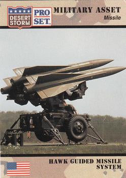 #213 Hawk Guided Missile System - 1991 Pro Set Desert Storm