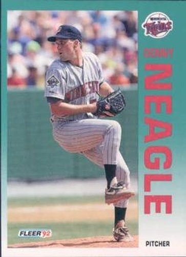 #213 Denny Neagle - Minnesota Twins - 1992 Fleer Baseball