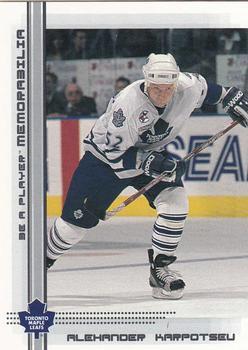 #213 Alexander Karpovtsev - Toronto Maple Leafs - 2000-01 Be a Player Memorabilia Hockey