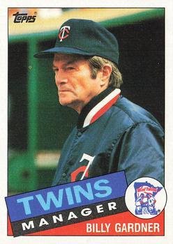 #213 Billy Gardner - Minnesota Twins - 1985 Topps Baseball