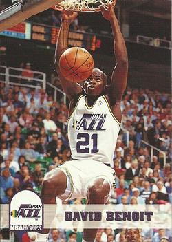 #213 David Benoit - Utah Jazz - 1993-94 Hoops Basketball