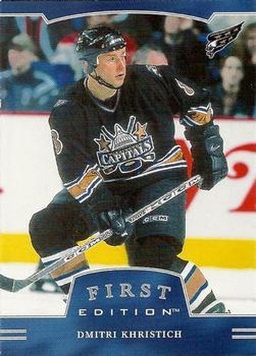 #213 Dmitri Khristich - Washington Capitals - 2002-03 Be a Player First Edition Hockey