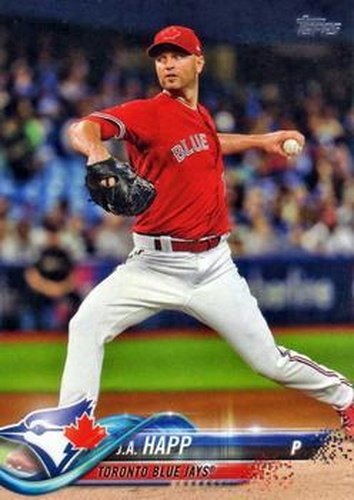 #213 J.A. Happ - Toronto Blue Jays - 2018 Topps Baseball