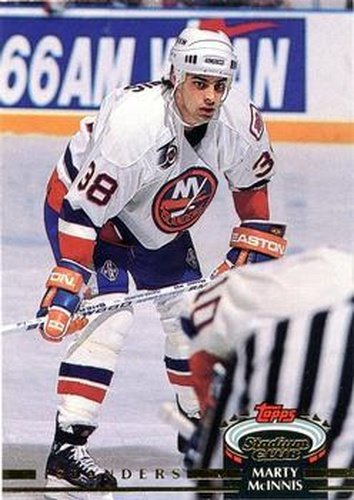 #213 Marty McInnis - New York Islanders - 1992-93 Stadium Club Hockey