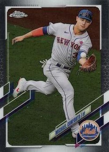 #213 Michael Conforto - New York Mets - 2021 Topps Chrome Baseball