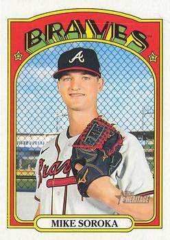#213 Mike Soroka - Atlanta Braves - 2021 Topps Heritage Baseball