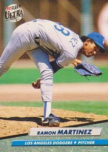 #213 Ramon Martinez - Los Angeles Dodgers - 1992 Ultra Baseball