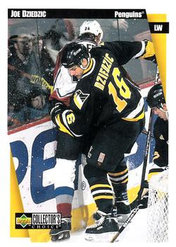 #213 Joe Dziedzic - Pittsburgh Penguins - 1997-98 Collector's Choice Hockey