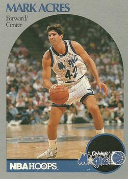 #213 Mark Acres - Orlando Magic - 1990-91 Hoops Basketball
