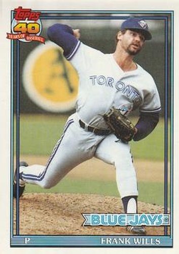 #213 Frank Wills - Toronto Blue Jays - 1991 O-Pee-Chee Baseball