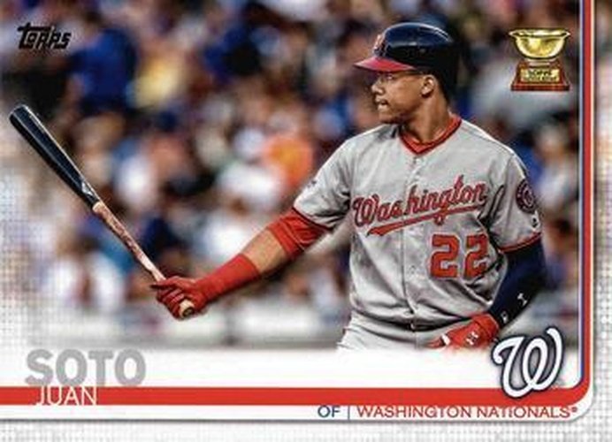 #213a Juan Soto - Washington Nationals - 2019 Topps Baseball