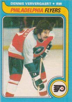 #214 Dennis Ververgaert - Philadelphia Flyers - 1979-80 O-Pee-Chee Hockey