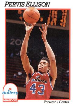 #214 Pervis Ellison - Washington Bullets - 1991-92 Hoops Basketball