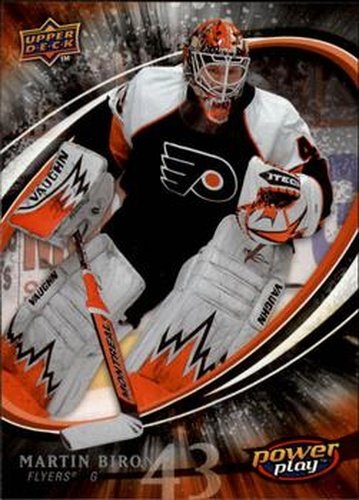 #214 Martin Biron - Philadelphia Flyers - 2008-09 Upper Deck Power Play Box Set Hockey