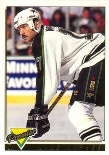 #214 Mike McPhee - Dallas Stars - 1993-94 O-Pee-Chee Premier Hockey - Gold