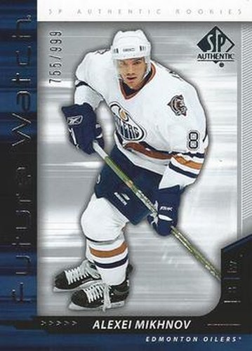 #214 Alexei Mikhnov - Edmonton Oilers - 2006-07 SP Authentic Hockey