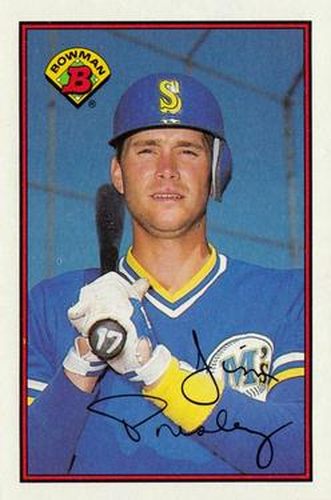 #214 Jim Presley - Seattle Mariners - 1989 Bowman Baseball