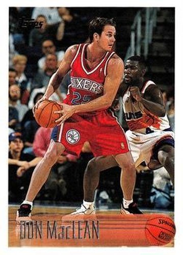 #214 Don MacLean - Philadelphia 76ers - 1996-97 Topps Basketball