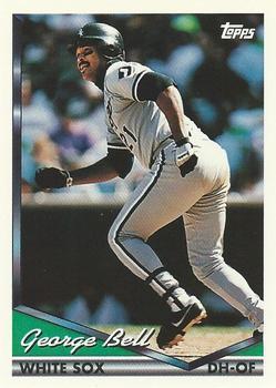 #214 George Bell - Chicago White Sox - 1994 Topps Baseball