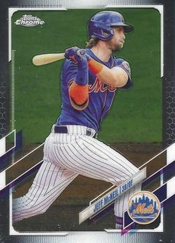 #214 Jeff McNeil - New York Mets - 2021 Topps Chrome Baseball