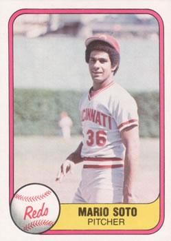 #214 Mario Soto - Cincinnati Reds - 1981 Fleer Baseball