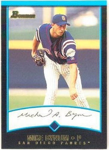 #214 Mike Bynum - San Diego Padres - 2001 Bowman Baseball