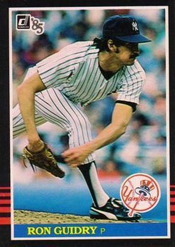 #214 Ron Guidry - New York Yankees - 1985 Donruss Baseball