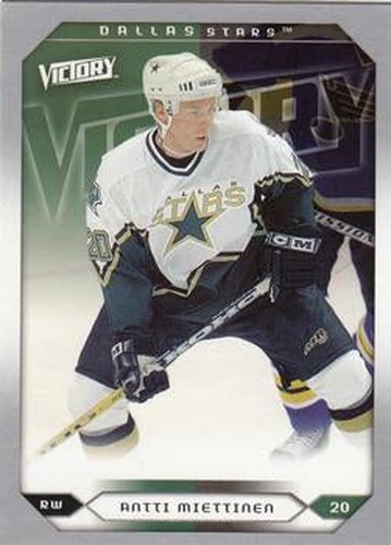 #214 Antti Miettinen - Dallas Stars - 2005-06 Upper Deck Victory Hockey