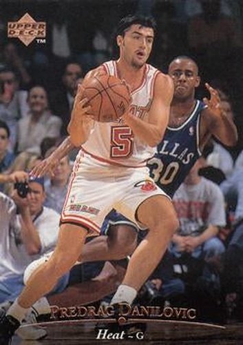 #214 Predrag Danilovic - Miami Heat - 1995-96 Upper Deck Basketball