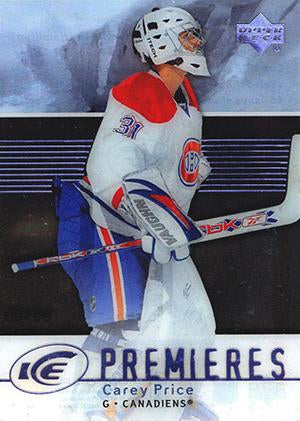#214 Carey Price - Montreal Canadiens - 2007-08 Upper Deck Ice Hockey