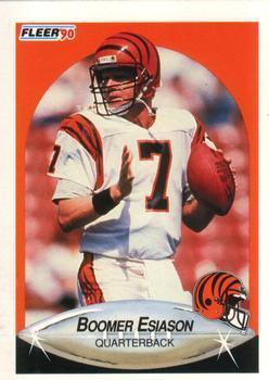 #214 Boomer Esiason - Cincinnati Bengals - 1990 Fleer Football