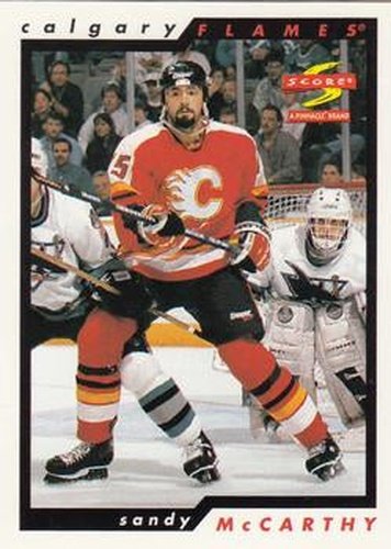 #215 Sandy McCarthy - Calgary Flames - 1996-97 Score Hockey
