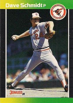 #215 Dave Schmidt - Baltimore Orioles - 1989 Donruss Baseball