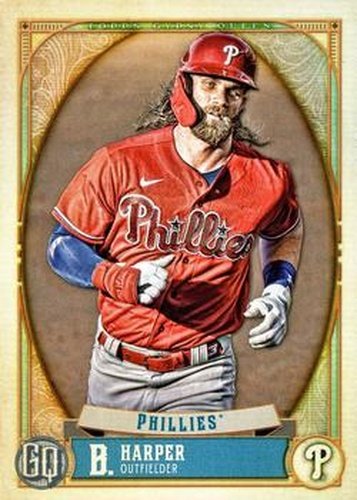 #215 Bryce Harper - Philadelphia Phillies - 2021 Topps Gypsy Queen Baseball