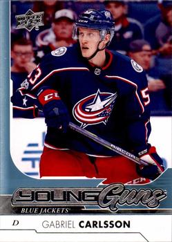 #215 Gabriel Carlsson - Columbus Blue Jackets - 2017-18 Upper Deck Hockey