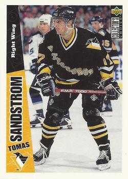 #215 Tomas Sandstrom - Pittsburgh Penguins - 1996-97 Collector's Choice Hockey