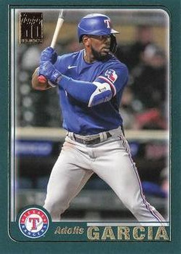 #215 Adolis Garcia - Texas Rangers - 2021 Topps Archives Baseball