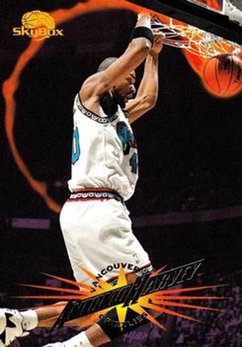 #215 Antonio Harvey - Vancouver Grizzlies - 1995-96 SkyBox Premium Basketball
