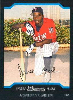 #215 James Tomlin - Minnesota Twins - 2004 Bowman Baseball