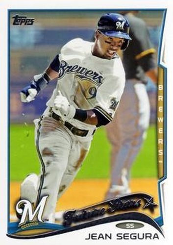 #215 Jean Segura - Milwaukee Brewers - 2014 Topps Baseball