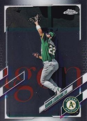 #215 Ramon Laureano - Oakland Athletics - 2021 Topps Chrome Baseball