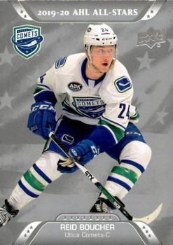 #215 Reid Boucher - Utica Comets - 2020-21 Upper Deck AHL Hockey