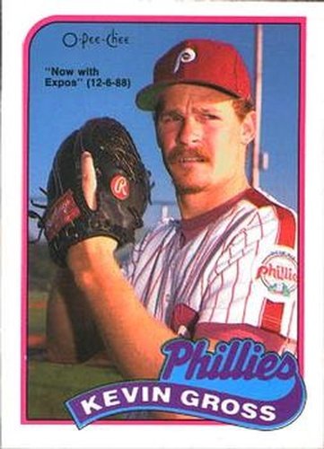 #215 Kevin Gross - Montreal Expos - 1989 O-Pee-Chee Baseball