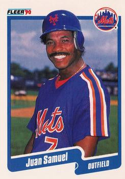 #215 Juan Samuel - New York Mets - 1990 Fleer USA Baseball