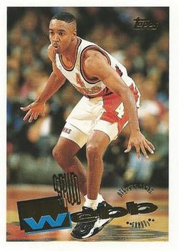 #216 Spud Webb - Atlanta Hawks - 1995-96 Topps Basketball